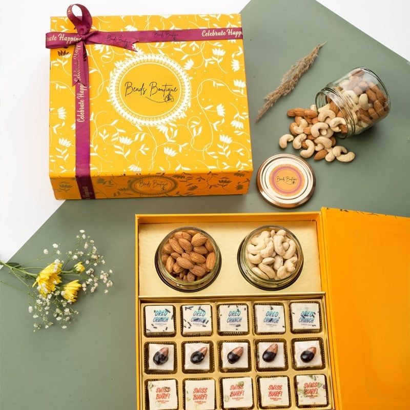 Exotic Yellow Gift Box