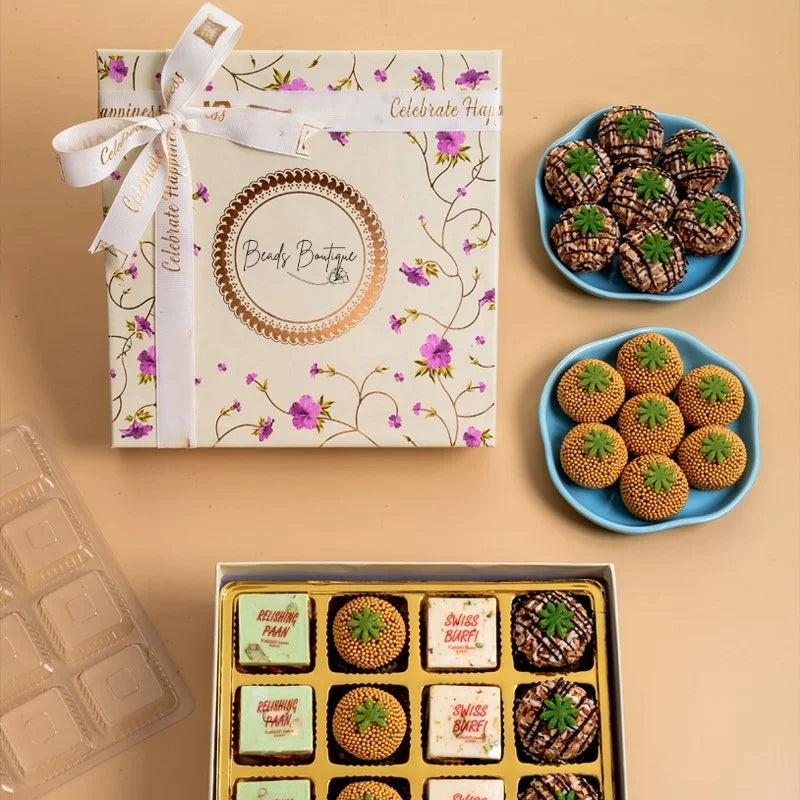 Floral Sweet & Dry Fruit Box